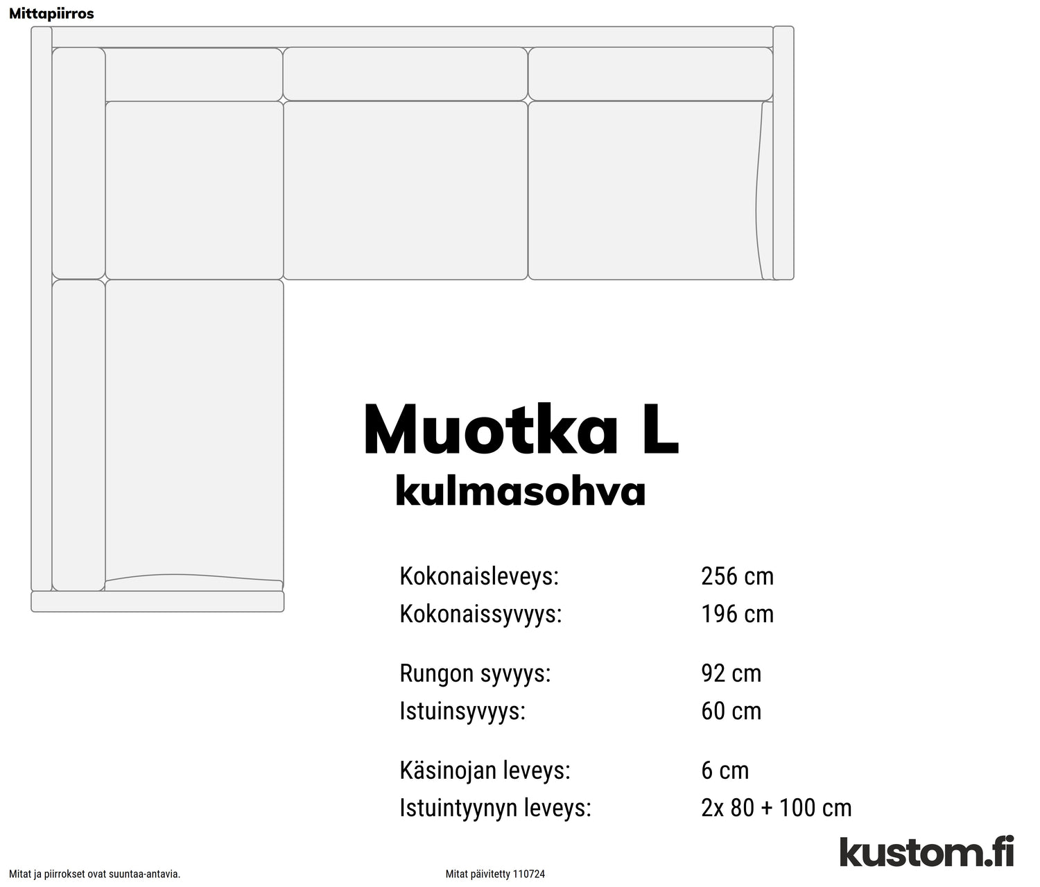 Muotka kulmasohva