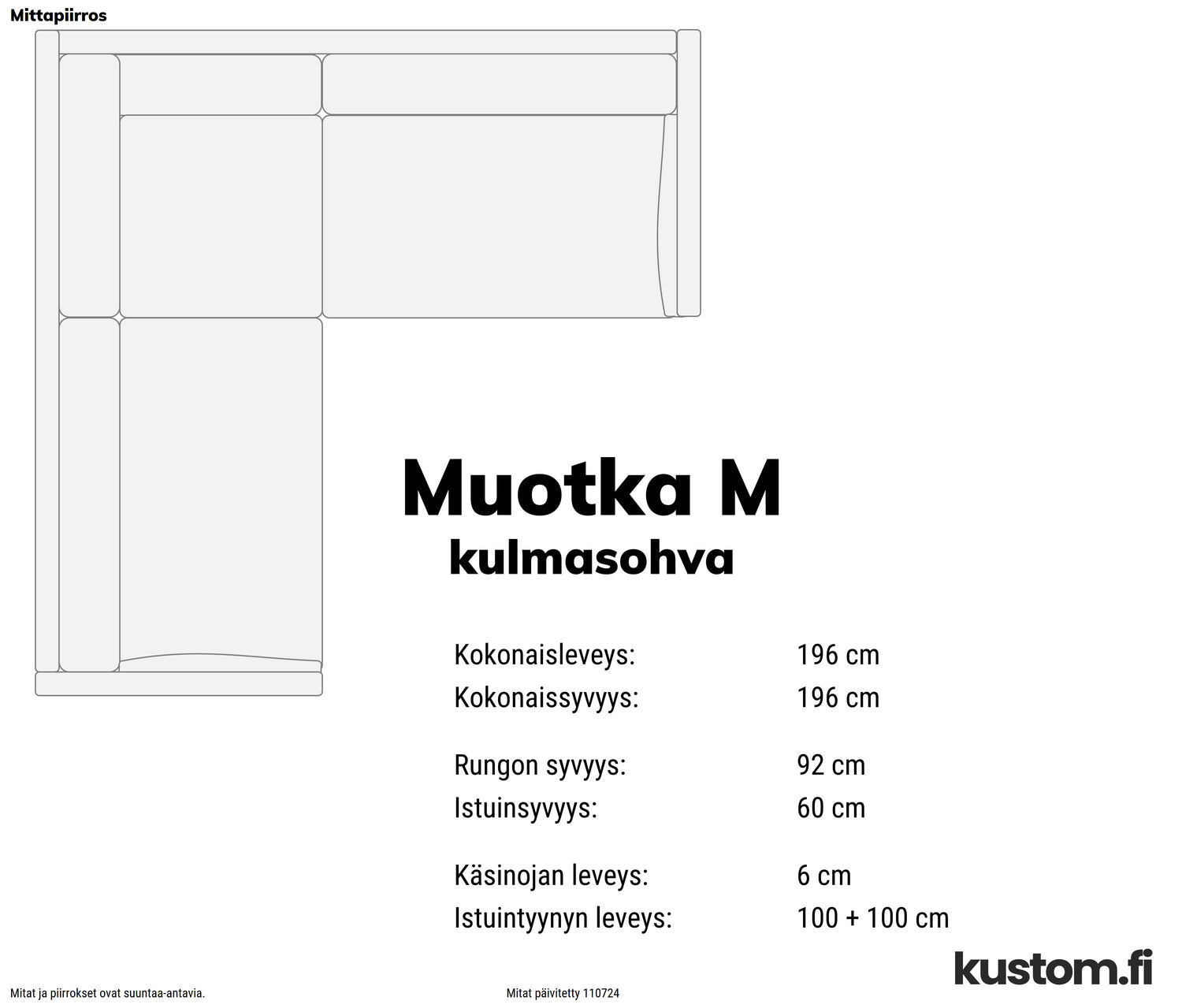 Muotka kulmasohva