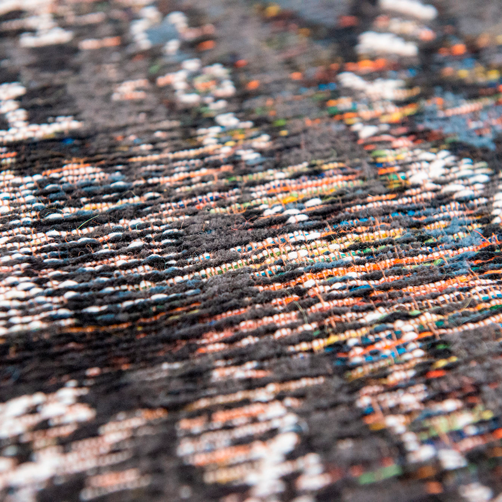 de Poortere Kilim 9113 Black Rabat