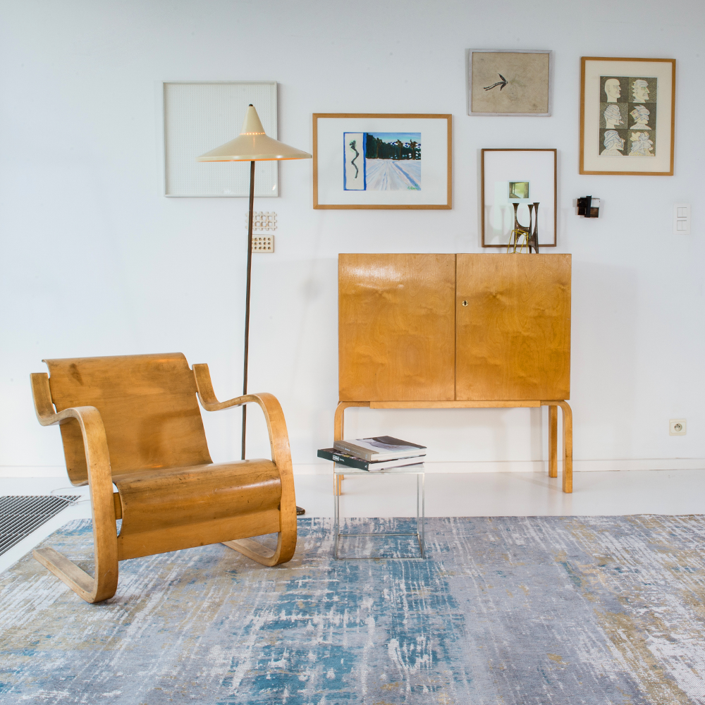 de Poortere Streaks Long Island Blue 8718