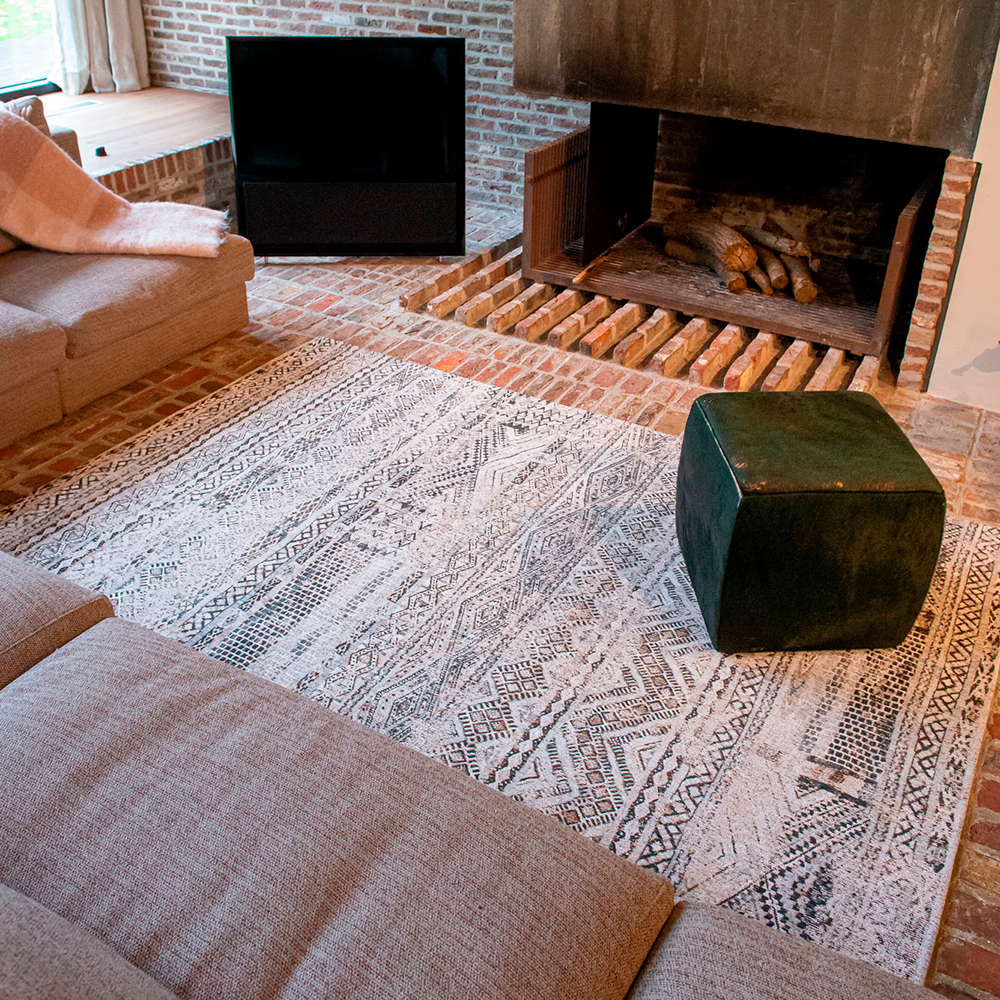 de Poortere Kilim 9114 Medina White