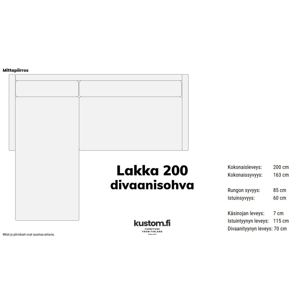 Lakka divaanisohva