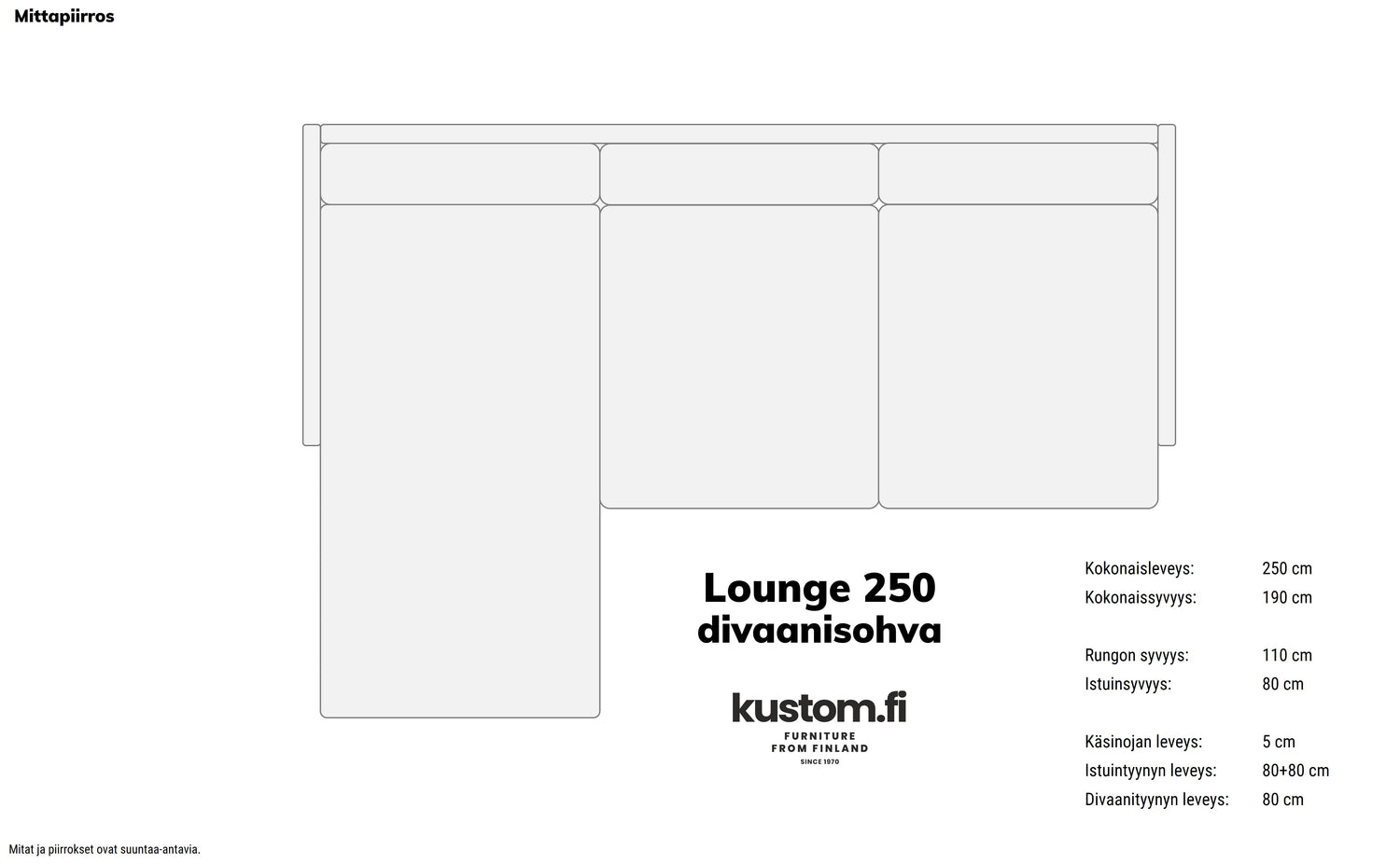 Lounge divaanisohva