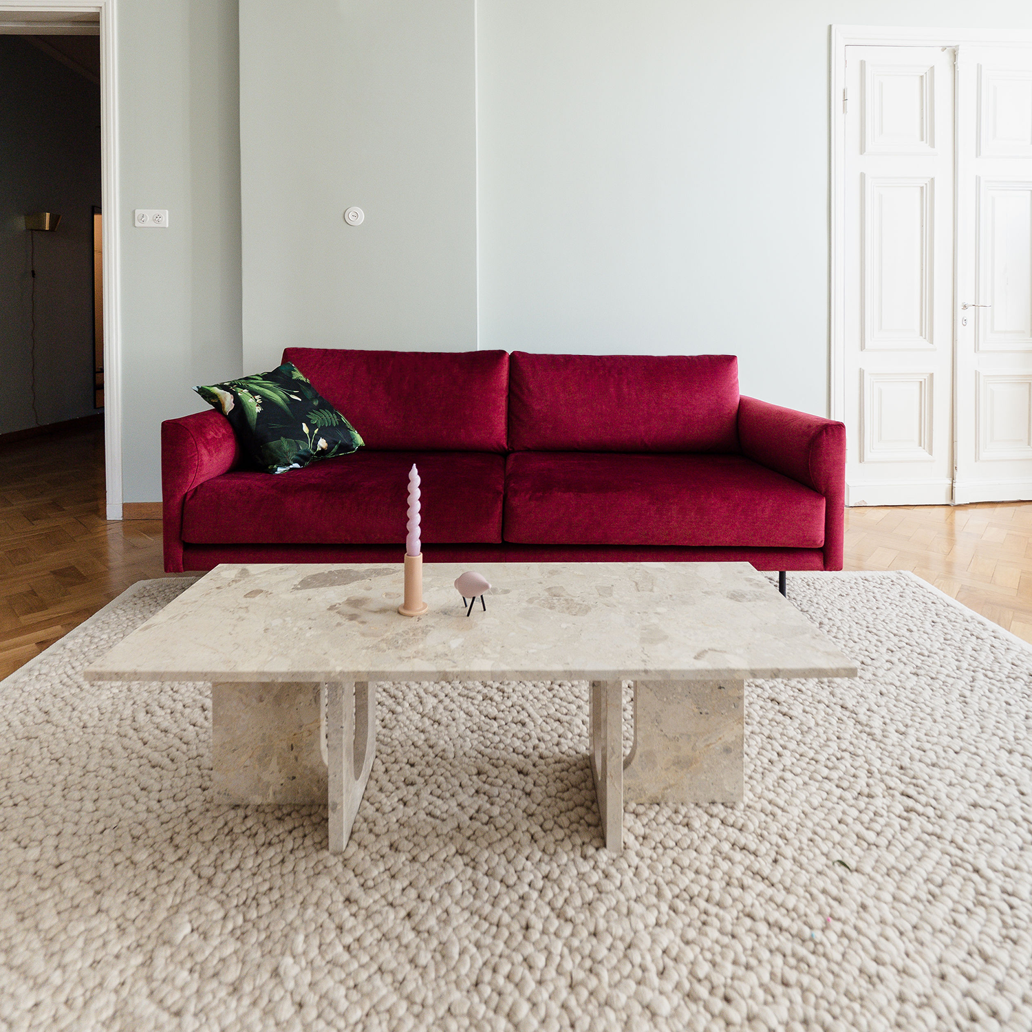 Muotka-sohva Jewel 36 Chianti -kankaalla