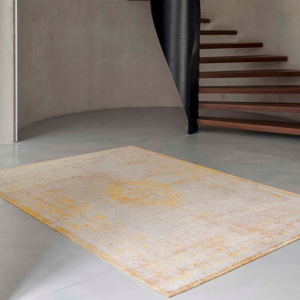 de Poortere Medallion 9062 Grey Yellow