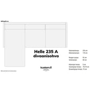 Helle Divaanisohva 235 Cm (A) / Tukeva