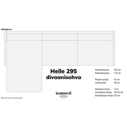 Helle Divaanisohva 295 Cm / Tukeva