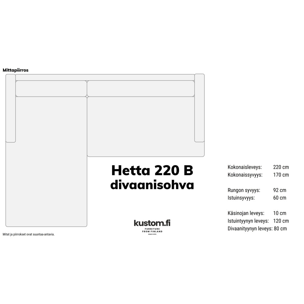 Hetta divaanisohva, kokonahkainen