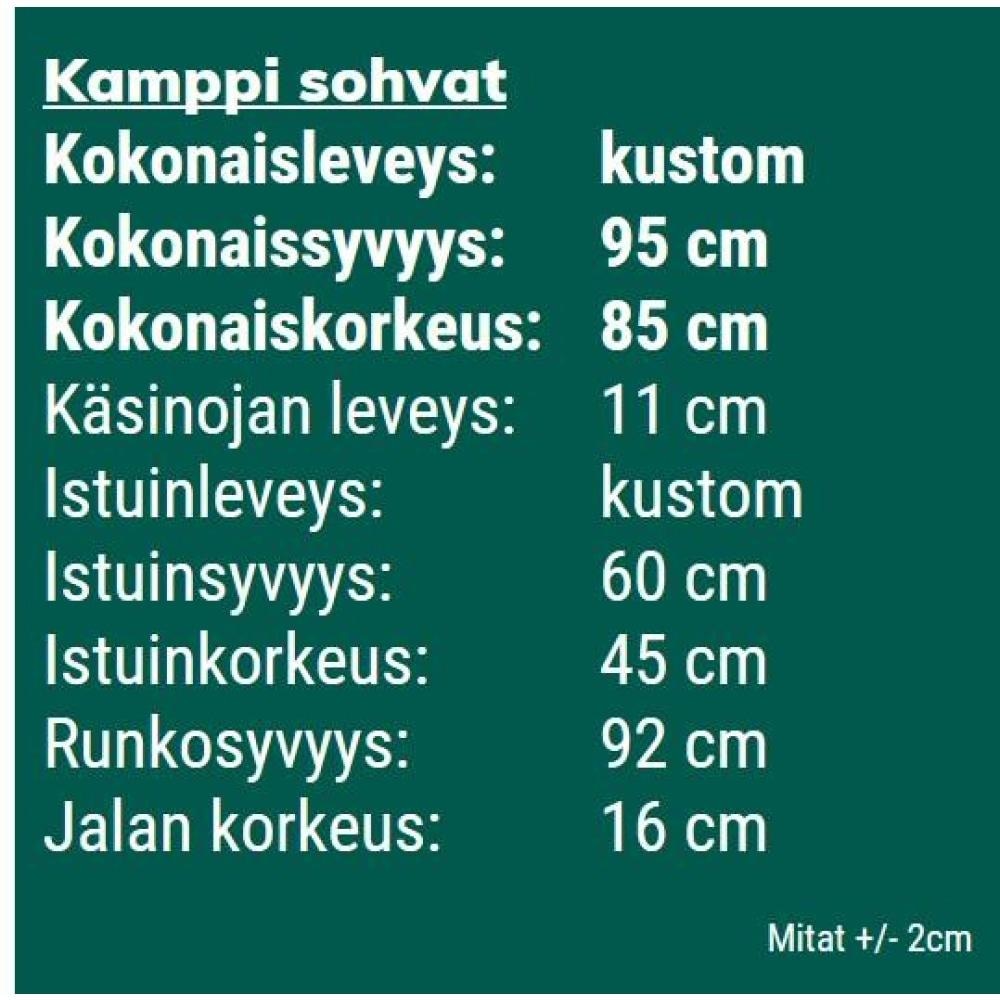 Kamppi Kolmen Istuttava Sohva