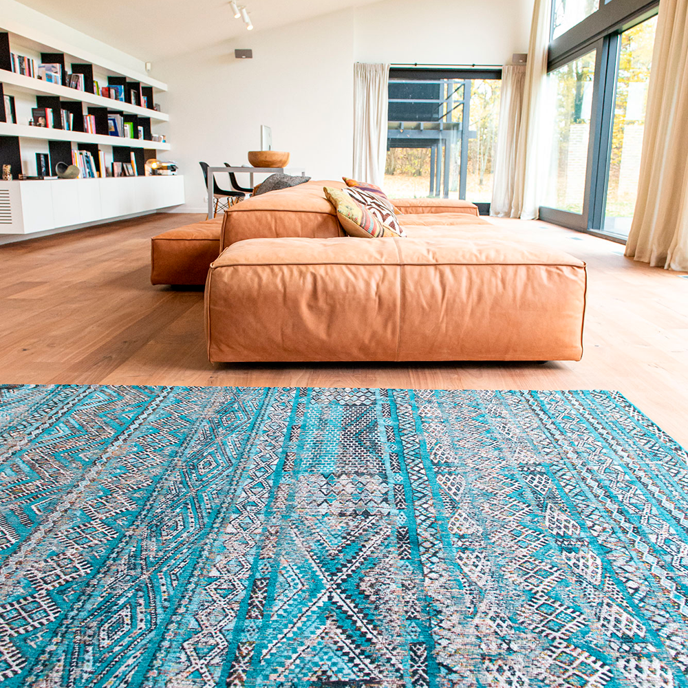 de Poortere Kilim 9110 Zemmuri Blue