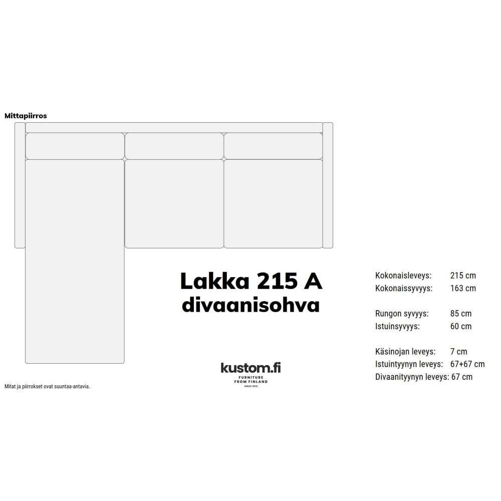 Lakka divaanisohva