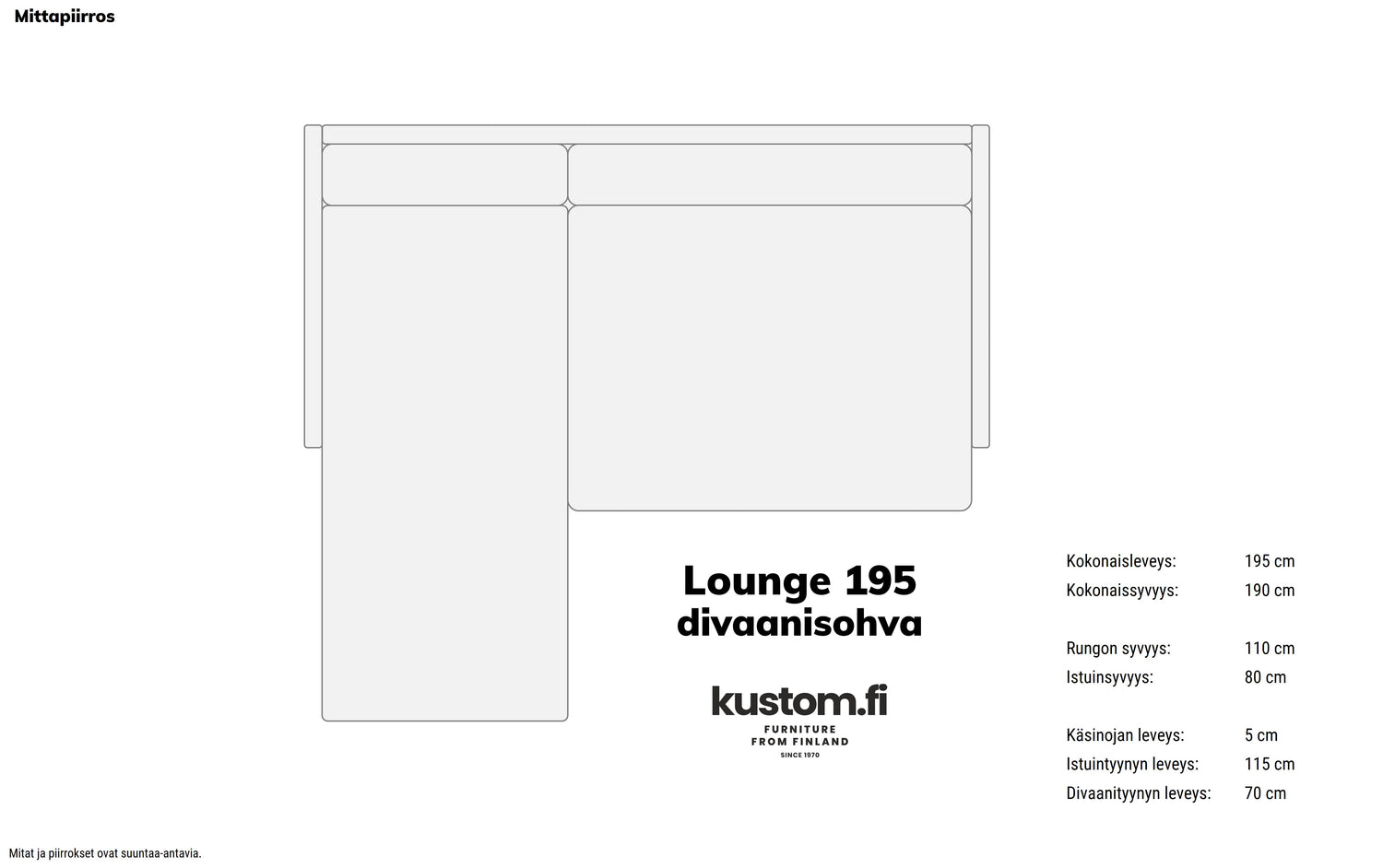 Lounge divaanisohva