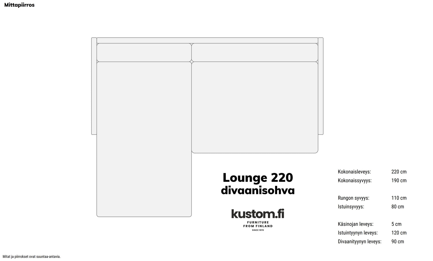 Lounge divaanisohva