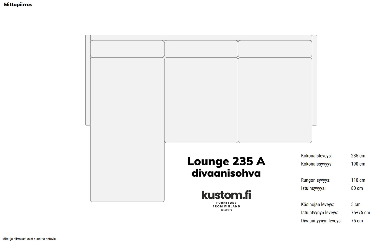 Lounge divaanisohva
