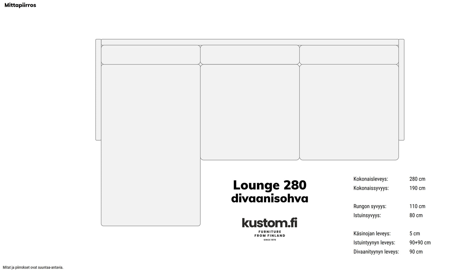 Lounge divaanisohva
