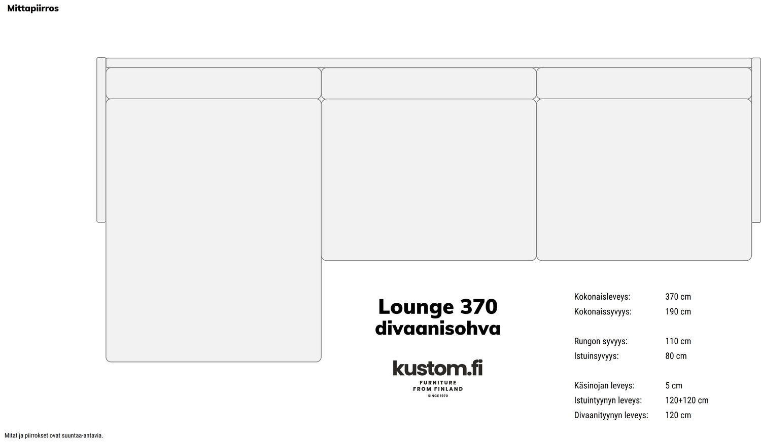 Lounge divaanisohva